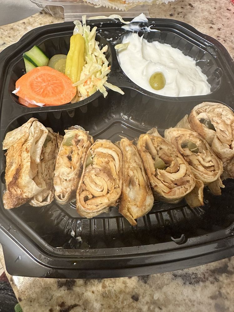 Shawarma wraps and sides from Shawarma Al-Sham